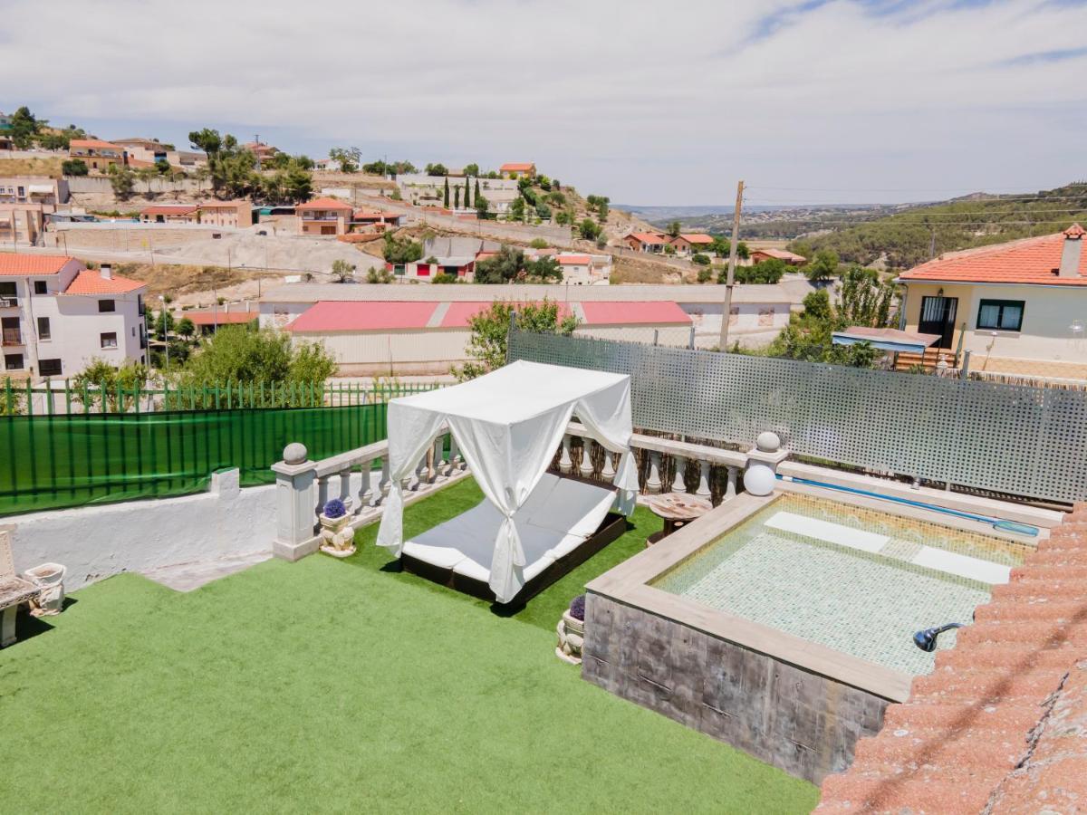 Casa Rural Las Eras Valdelaguna Exteriör bild